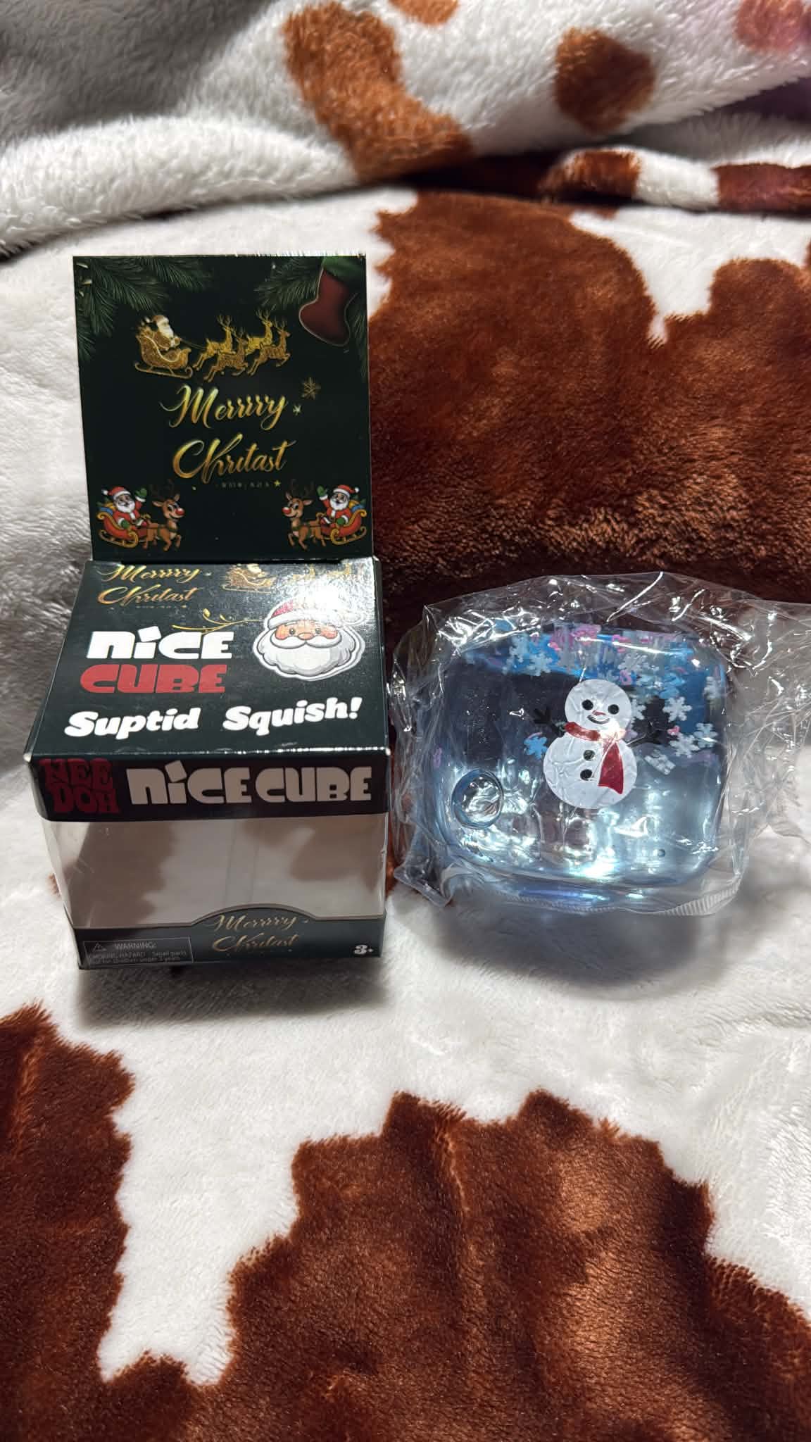 Snowman NeeDoh Cube – Barnyard Bling Boutique