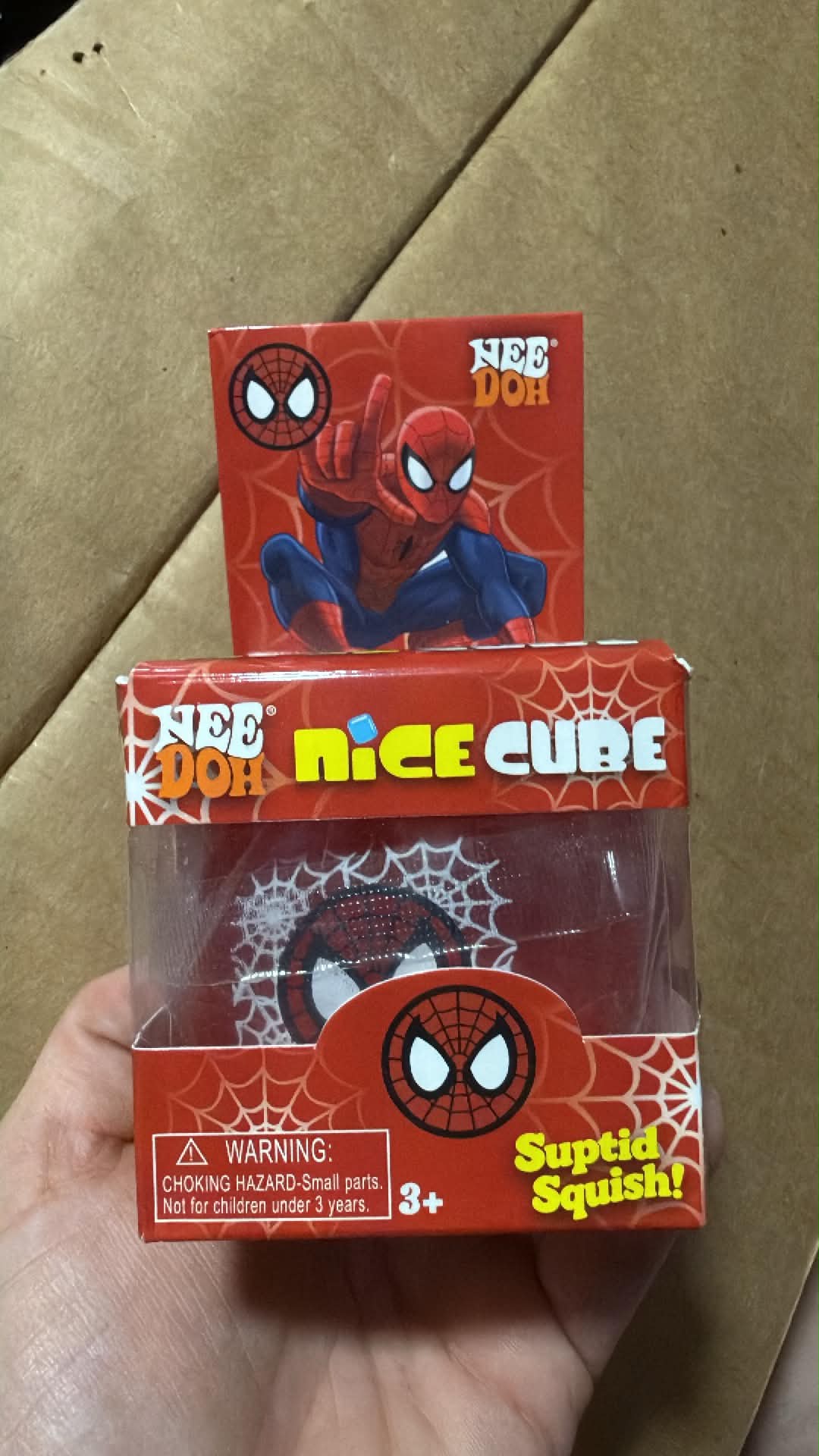 Spiderman NeeDoh Cube