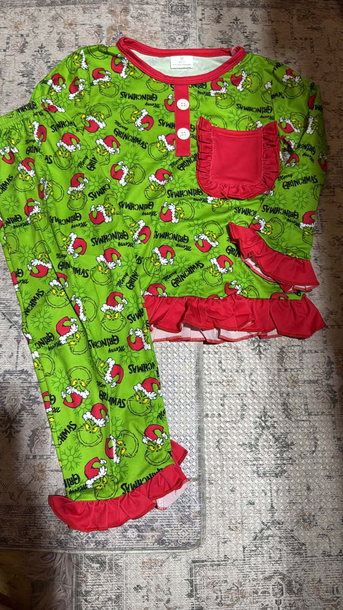 Grinch Girl Pajamas