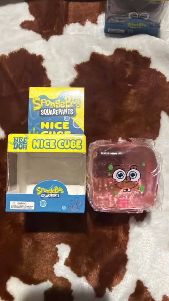 SpongeBob NeeDoh Cube Pink