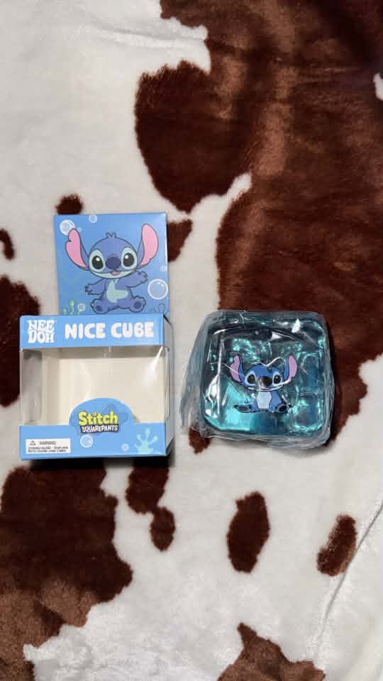 Stitch NeeDoh Cube Blue