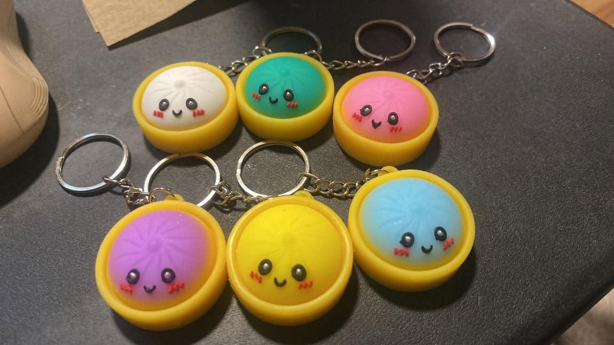 Light Up Dumpling Key Chain