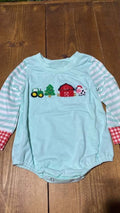 French Knot Farm Bubble 6/12m