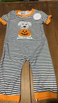 Striped Dog Halloween Boy 18 months