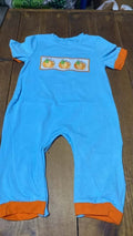 Solid Blue Pumpkin Trio Boy 6/12months