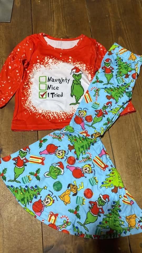 Grinch Girl Set