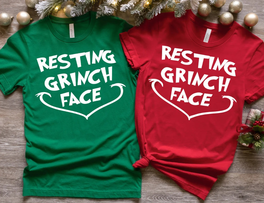 Resting Grinch Face Shirt