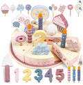 Wooden Birthday Cake