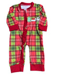 Plaid Girl Pajamas 0/3 months