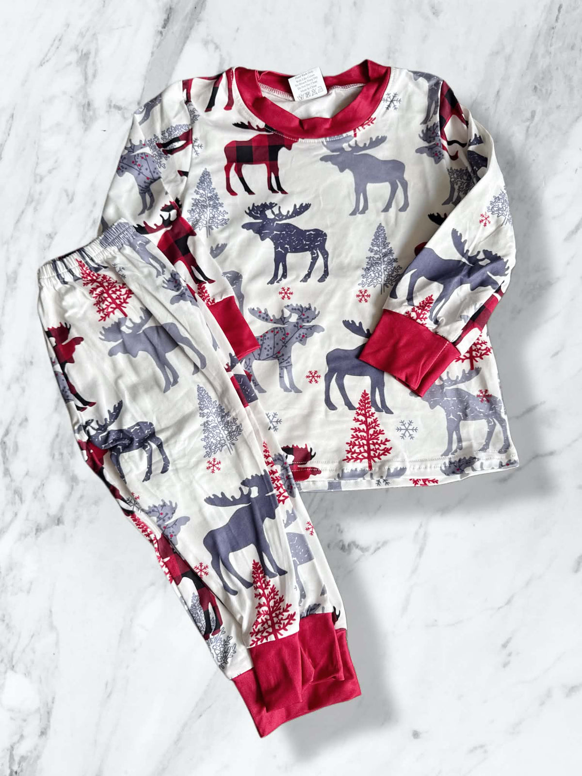 Christmas Moose Boy Pajamas