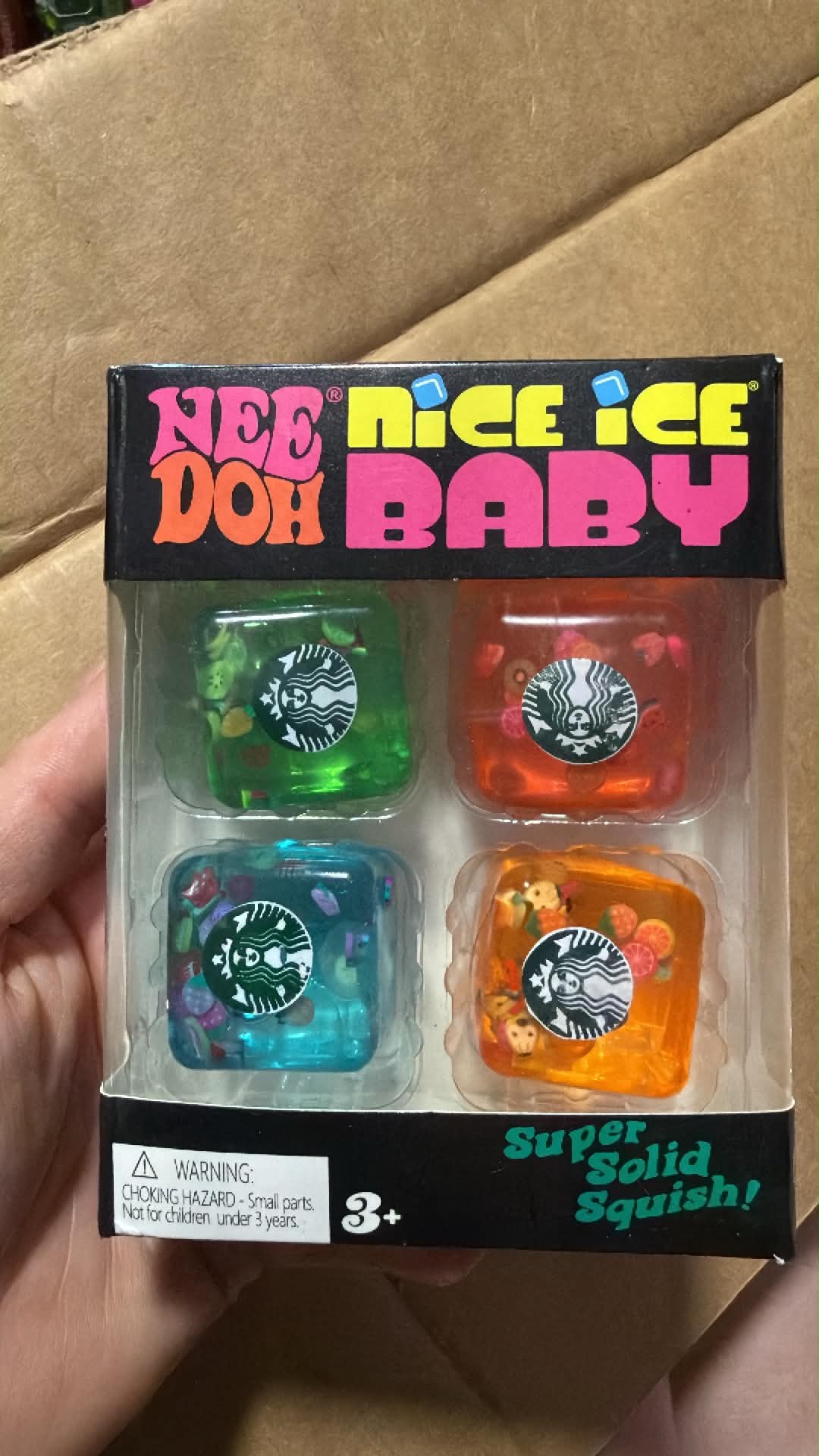 NeeDoh Starbucks Mini Cubes