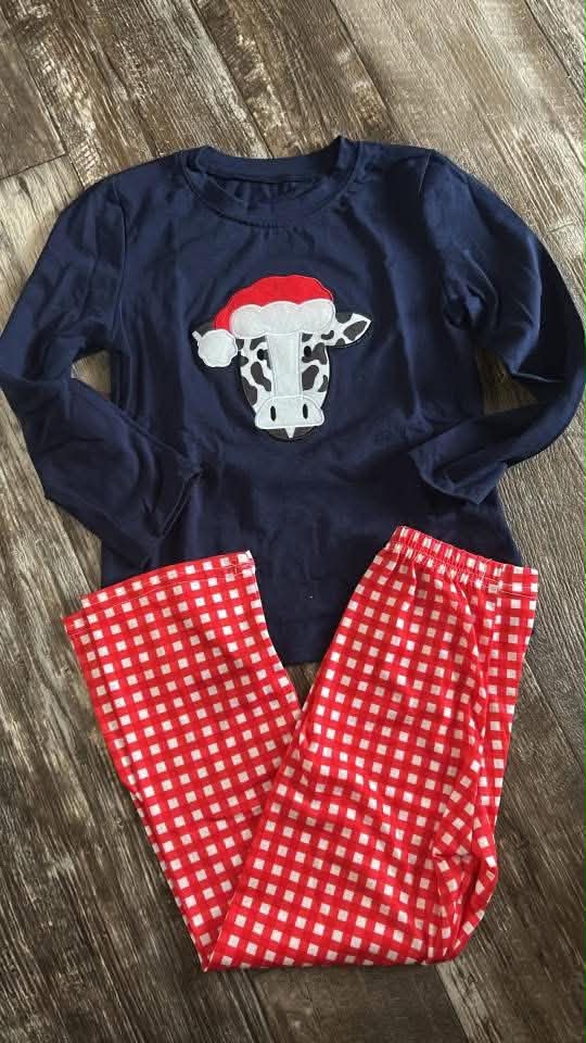 Cow Christmas Boy Set 6/7