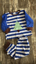 Stripes Tree Boy Pajamas